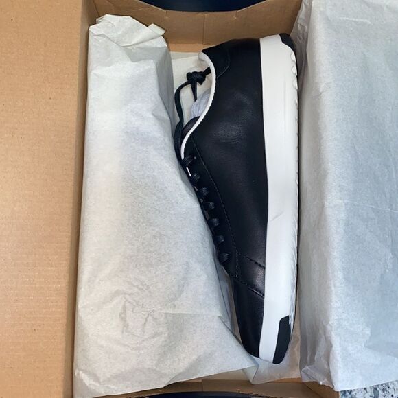 Cole Haan grandpro tennis sneakers black leather NIB - Picture 7 of 8